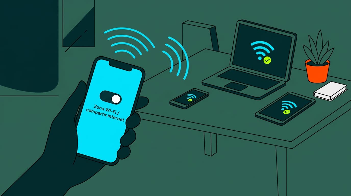 Cómo compartir los datos móviles de tu terminal