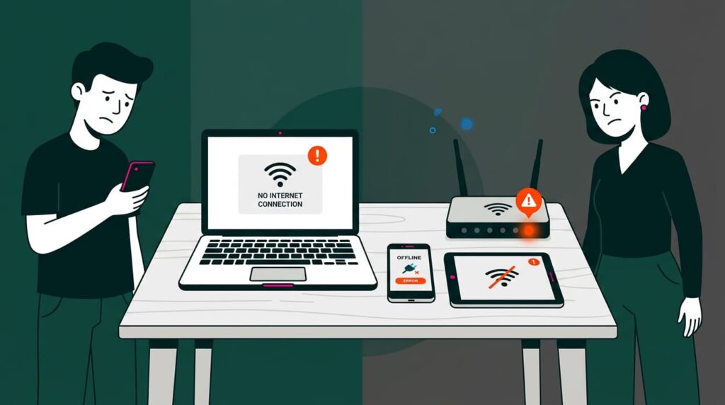 Internet not working: most common causes and solutions