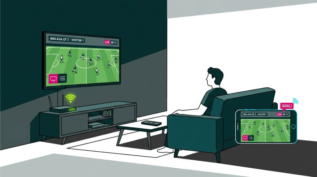 Where to watch Málaga CF matches