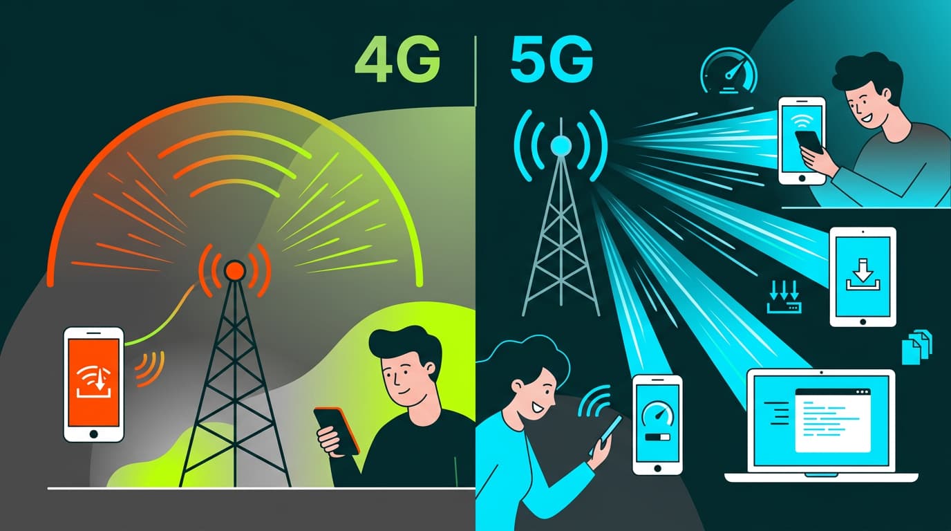 4G vs 5G: ¿Cuáles son las diferencias?