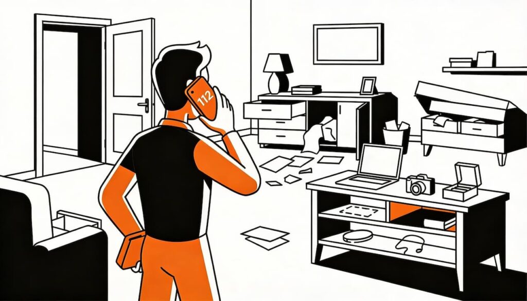 Been burgled at home: what should I do?