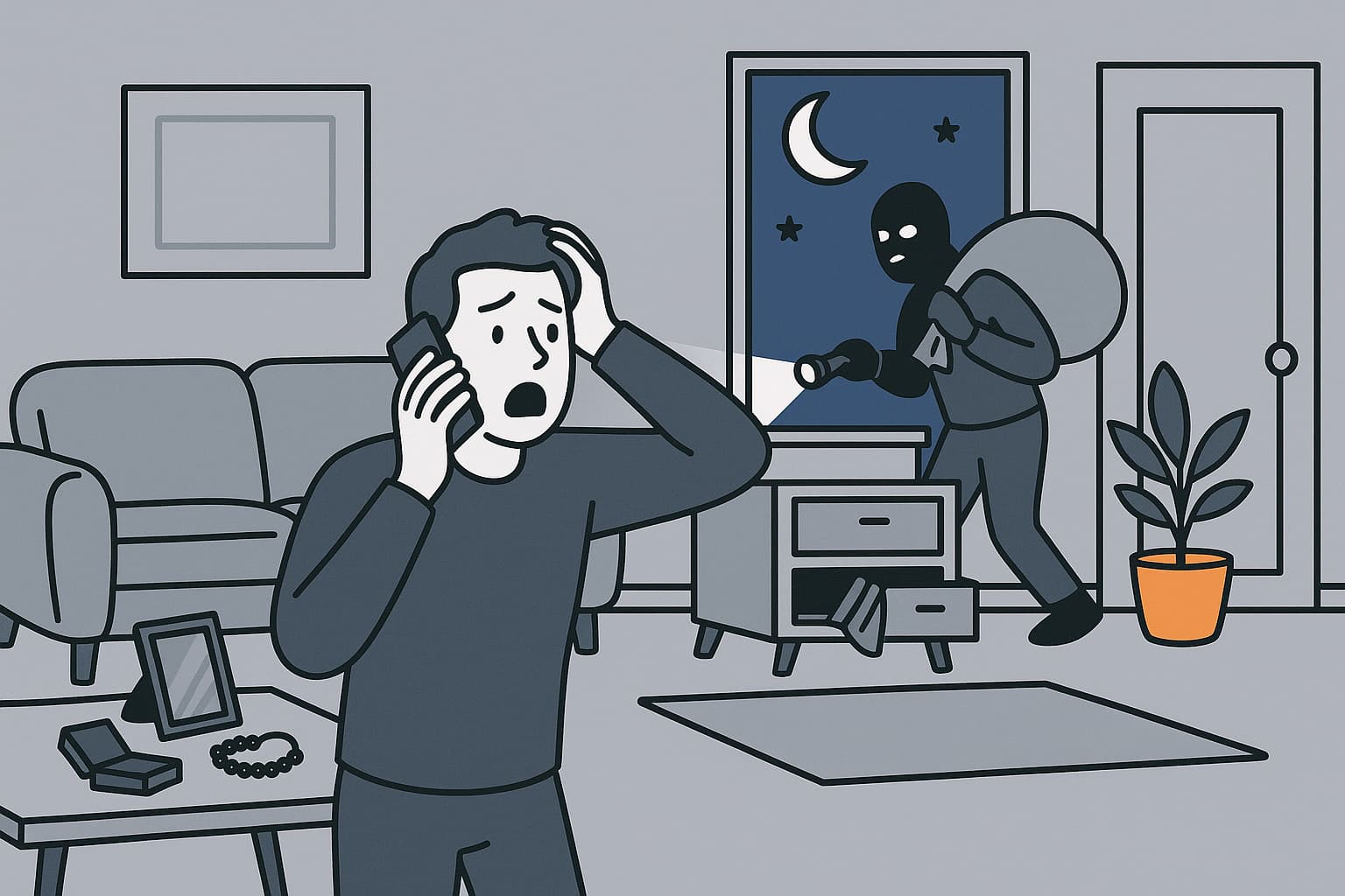 Han robado en casa: ¿qué debo hacer?