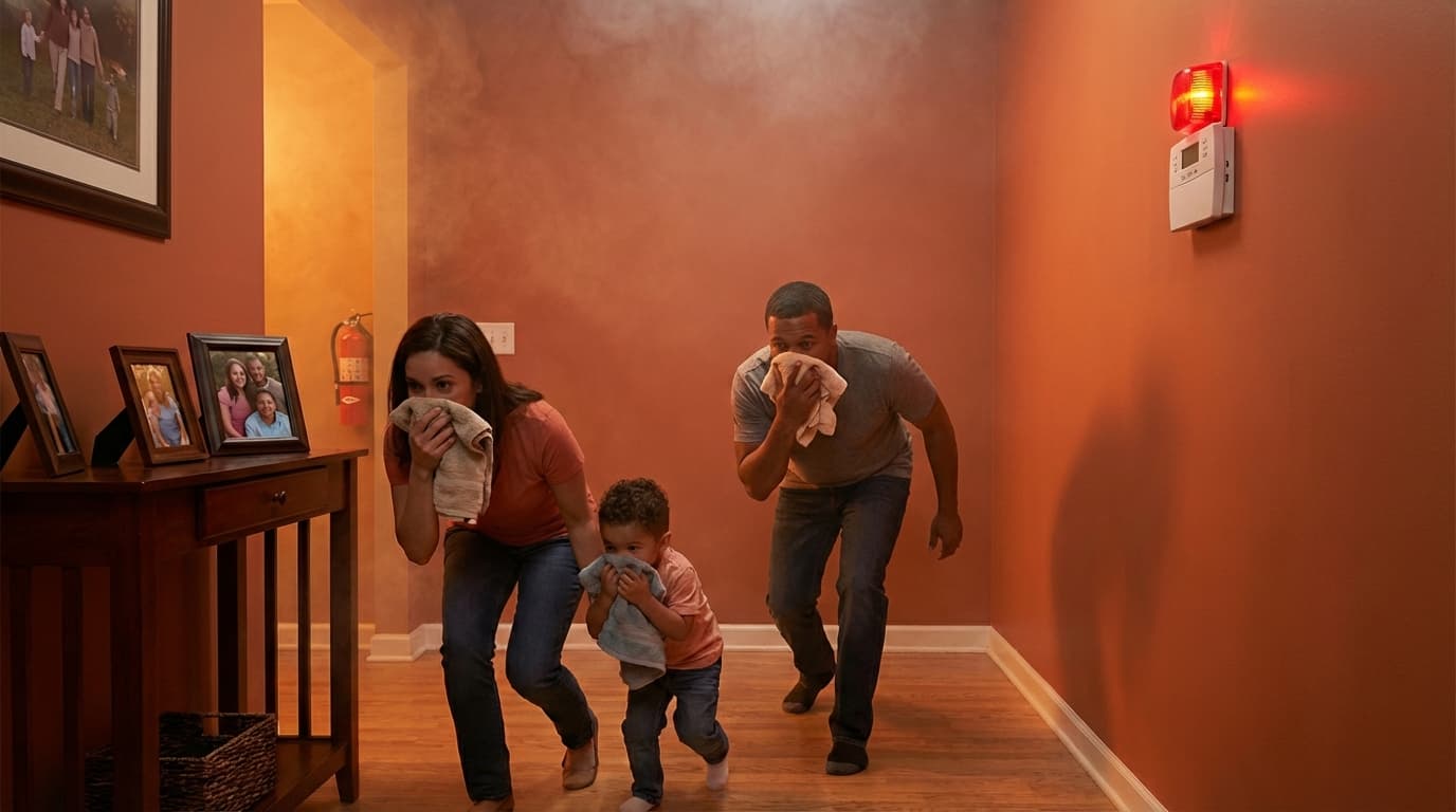 Qué hacer en caso de incendio en casa: guía paso a paso