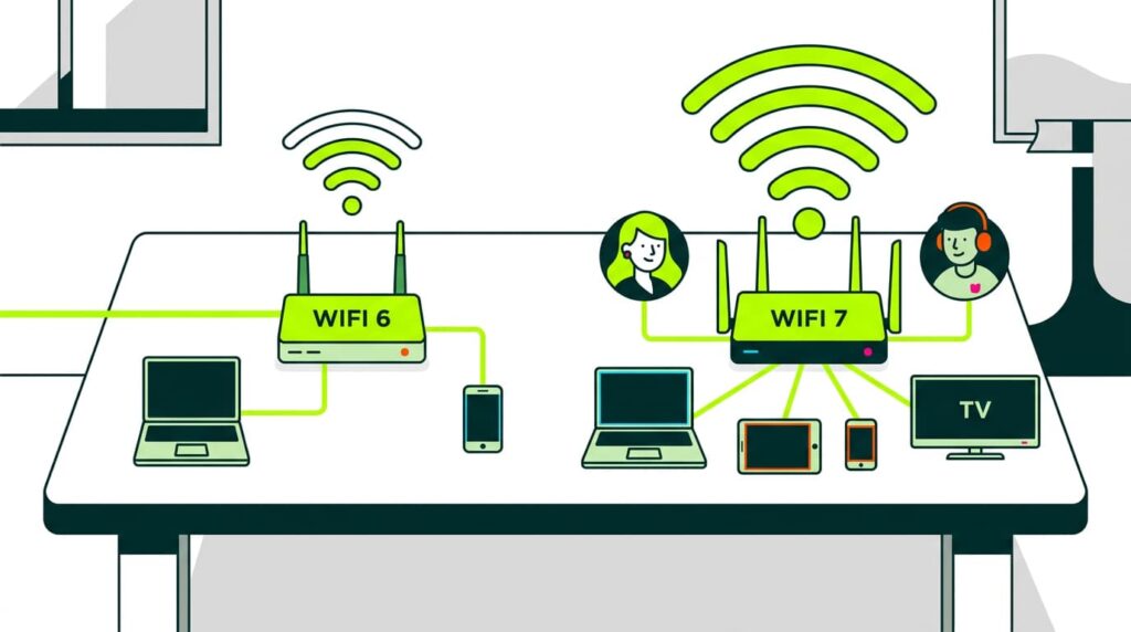 WiFi 7 vs WiFi 6: key differences