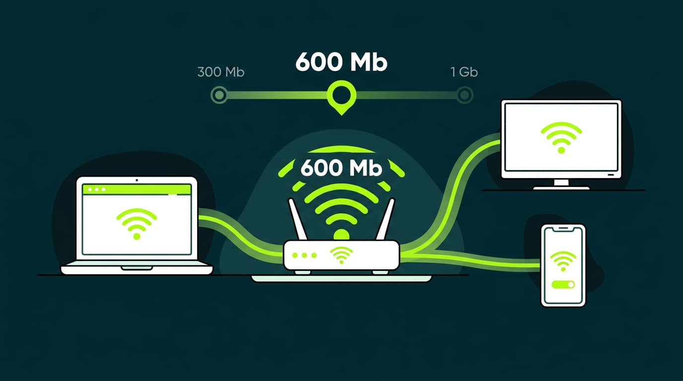 ¿600 Mb de fibra es mucho o poco? ¿Es suficiente para casa?