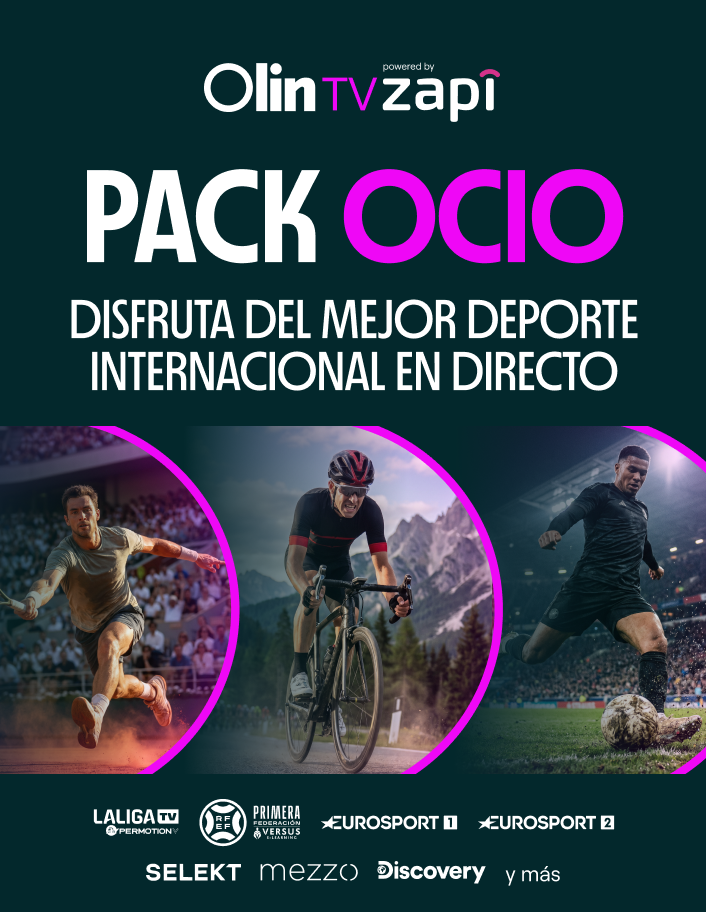 La liga hypermotion con el pack ocio de OlinTV